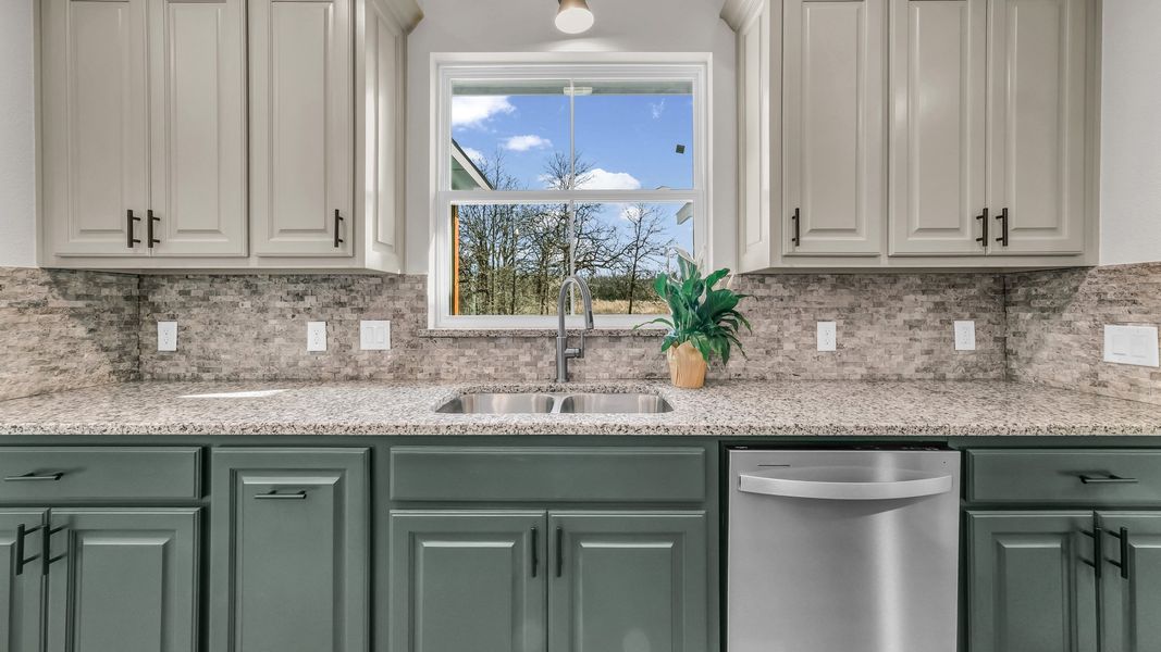 Representative furnished interior of a home built from the Clementine by Zeal Home Builders in Saddle Crest Estates, Weatherford (Image 8).