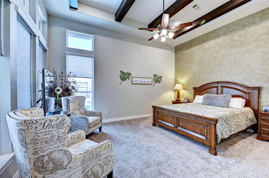 Furnished interior view inside a new home in Artavia 70′, Conroe (Image 43).