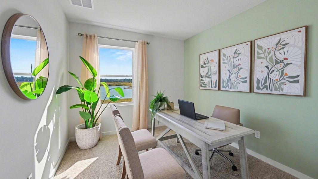Representative furnished interior of a home built from the Harper by D.R. Horton in Bentley Crossing - Express & Tradition, Fort Myers (Image 17).