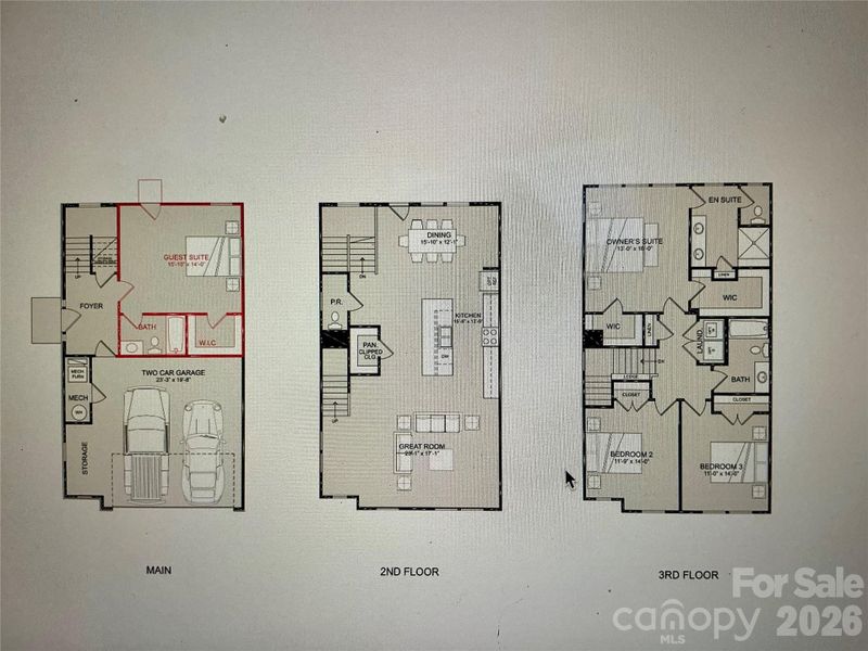floor plan from builder