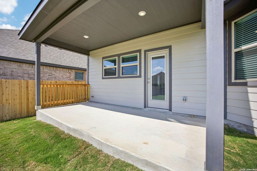 Exterior details and patio area of a home in Kallison Ranch, San Antonio (Image 30). Exterior details and patio area of a home in Kallison Ranch, San Antonio (Image 30).