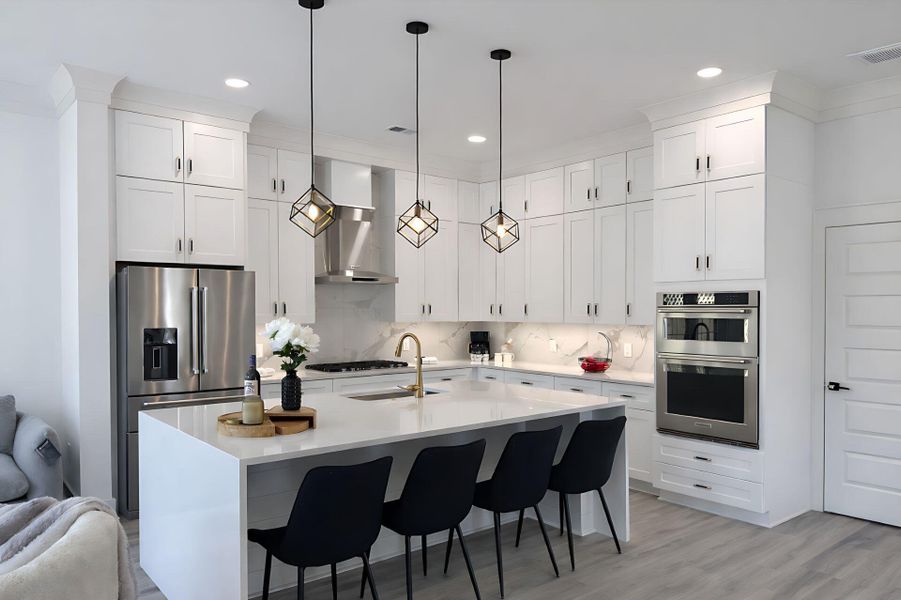 Furnished interior view inside a new home in , North Charleston (Image 15).