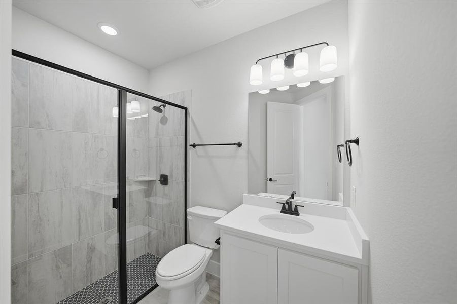 Furnished interior view inside a new home in Brookhollow West, Prosper (Image 6).