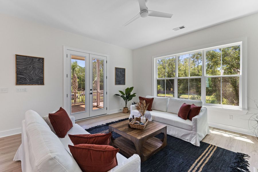 Furnished interior view inside a new home in , Mount Pleasant (Image 42).