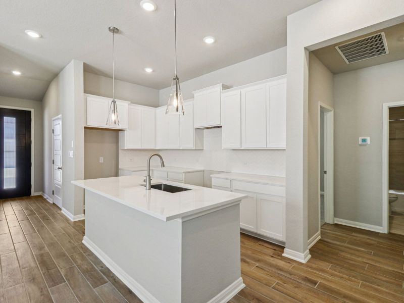 Furnished interior view inside a new home in Kallison Ranch, San Antonio (Image 9).