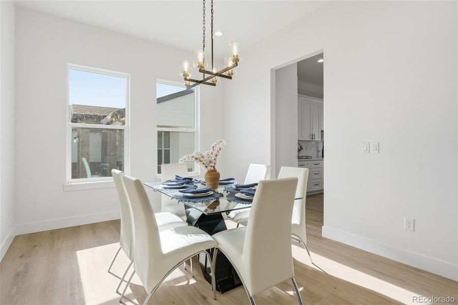 Furnished interior view inside a new home in , Keenesburg (Image 34).