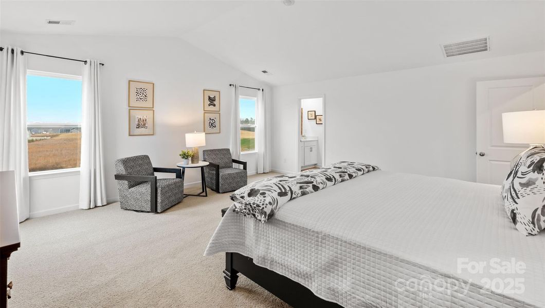 Furnished interior view inside a new home in Secrest Commons, Monroe (Image 15).