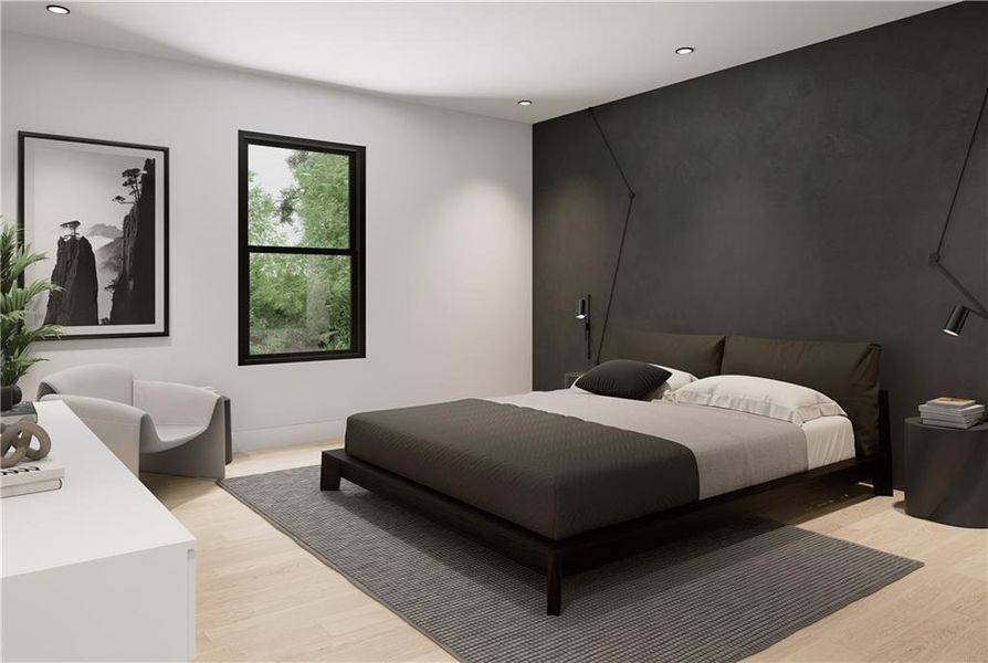 Furnished interior view inside a new home in , Sugar Hill (Image 12).