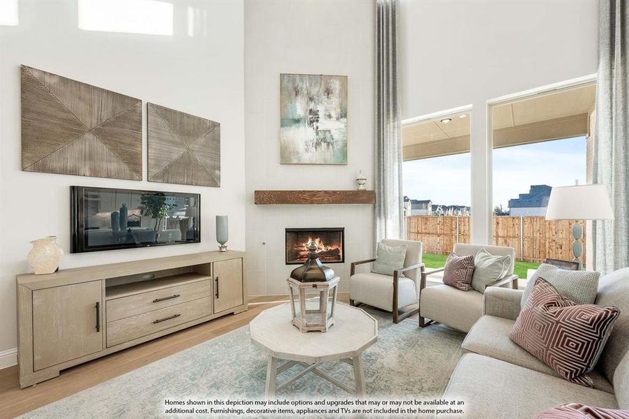 Furnished interior view inside a new home in Glenwood Meadows, Denton (Image 6).