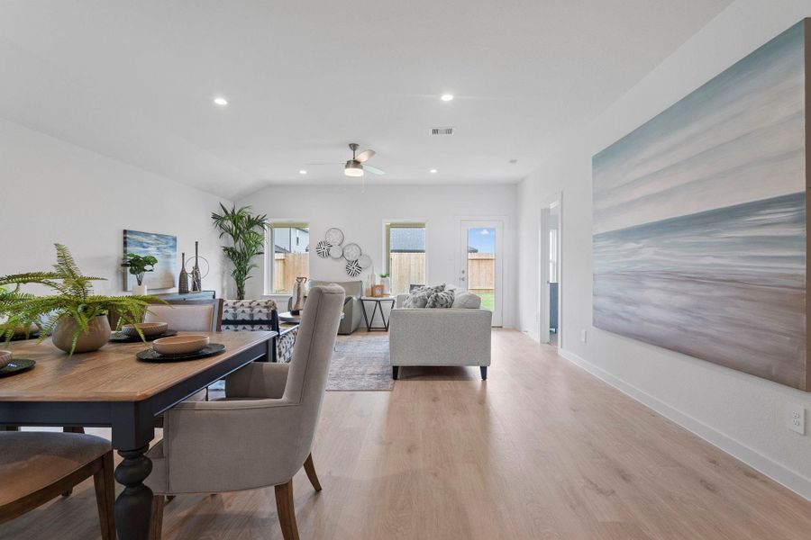 Furnished interior view inside a new home in Tamarron, Fulshear (Image 7).