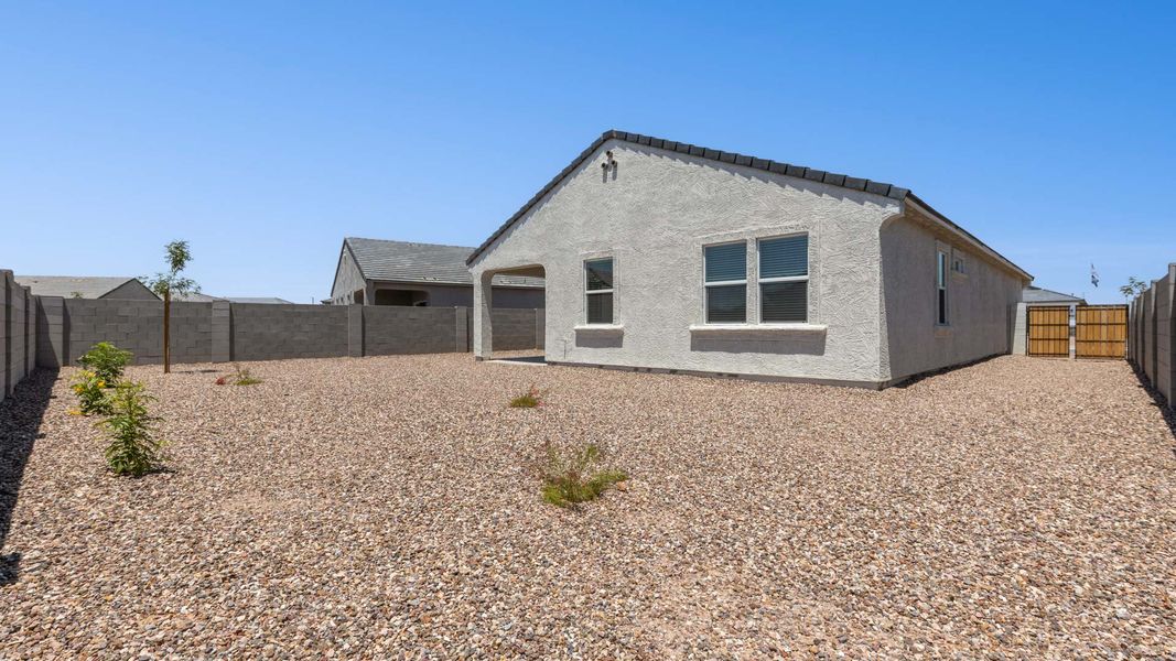 Exterior details and patio area of a home in Rio Rancho Estates, Wittmann (Image 3).