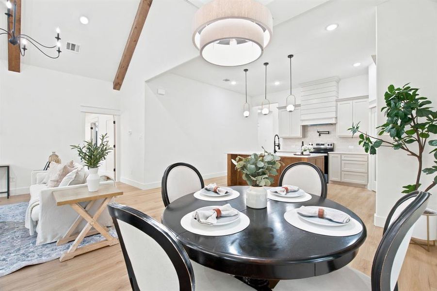 Furnished interior view inside a new home in , Fort Worth (Image 16).