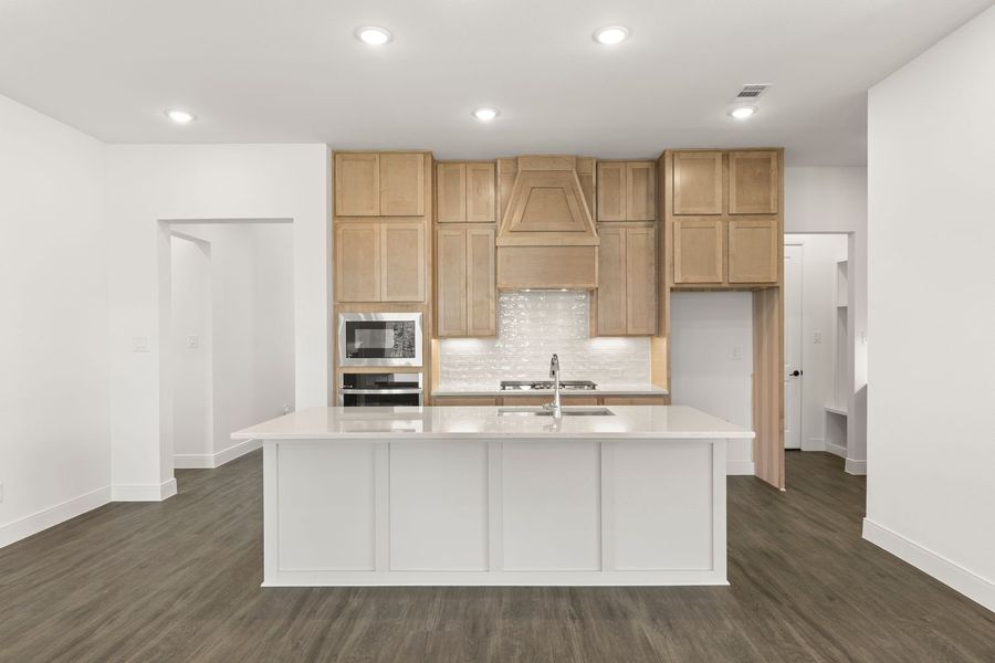Furnished interior view inside a new home in Lily Creek at Sutton Fields, Aubrey (Image 8).