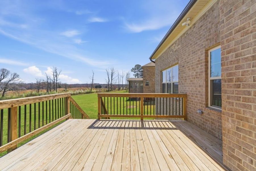 Representative exterior details of a home built from the Hampton by Keystone Homes NC in Preserve at Carriage Cove, Oak Ridge (Image 3).