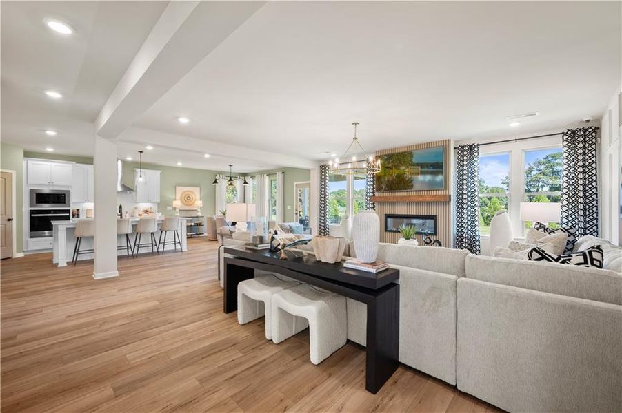 Furnished interior view inside a new home in Adagio, Dacula (Image 7).