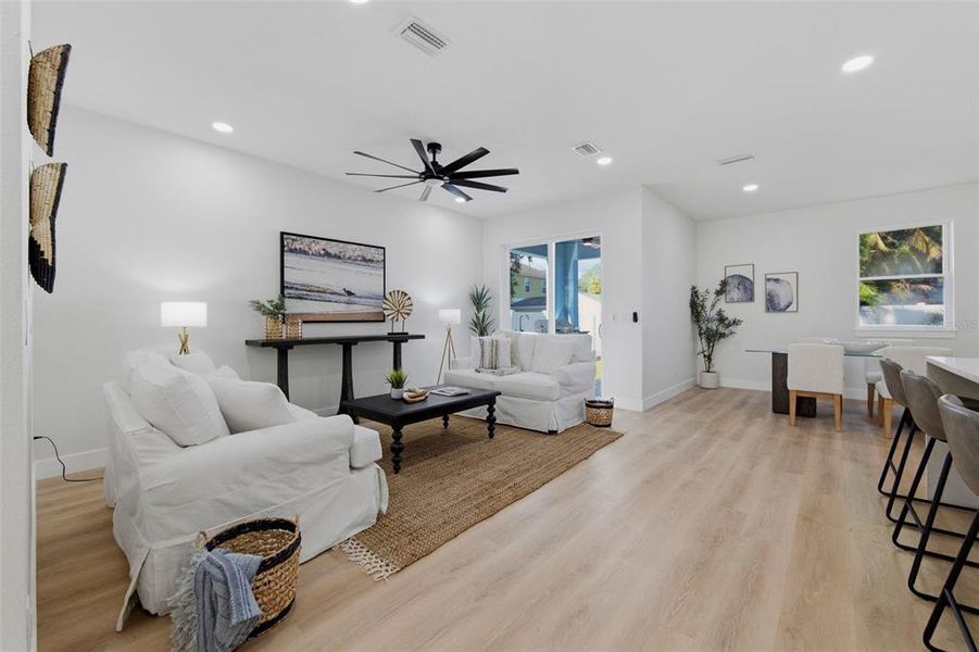 Furnished interior view inside a new home in , Tampa (Image 12).
