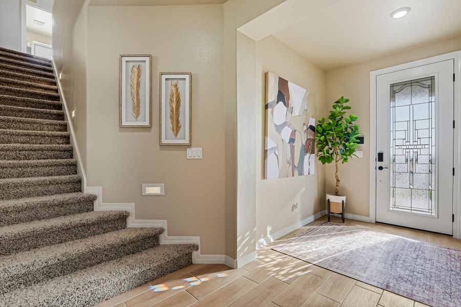 Representative furnished interior of a home built from the Franklin by View Homes in Enchanted Hills, El Paso (Image 14).