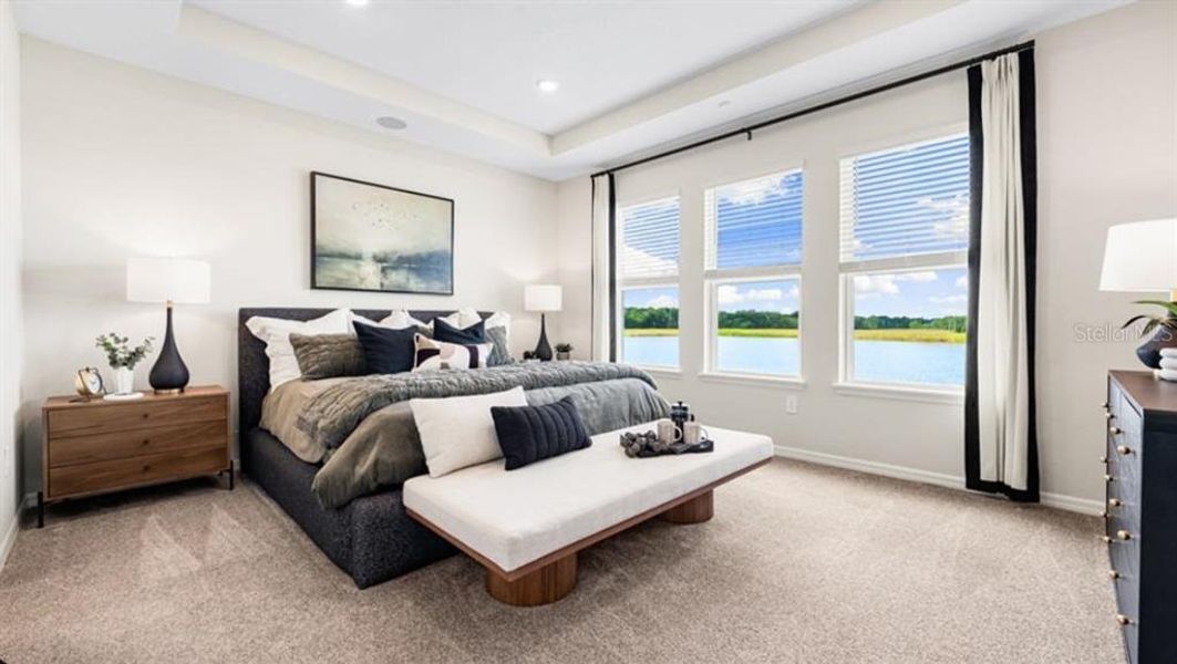 Furnished interior view inside a new home in The Waters at Center Lake Ranch, St. Cloud (Image 13).