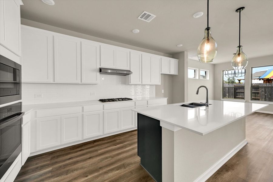 Furnished interior view inside a new home in Sunterra 50s, Katy (Image 8). Furnished interior view inside a new home in Sunterra 50s, Katy (Image 8).