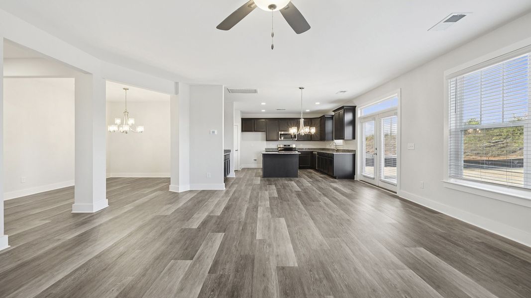 Spacious, unfurnished interior of a new home in Edgewood Estates, Piedmont (Image 18). Spacious, unfurnished interior of a new home in Edgewood Estates, Piedmont (Image 18).