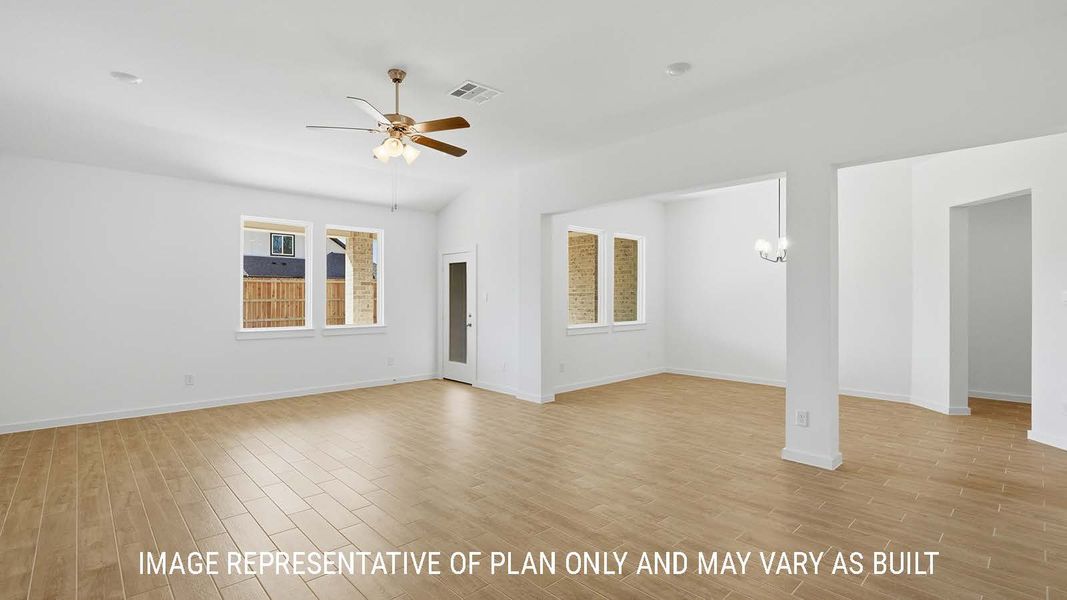 Spacious, unfurnished interior of a new home in The Woods, Lumberton (Image 17).