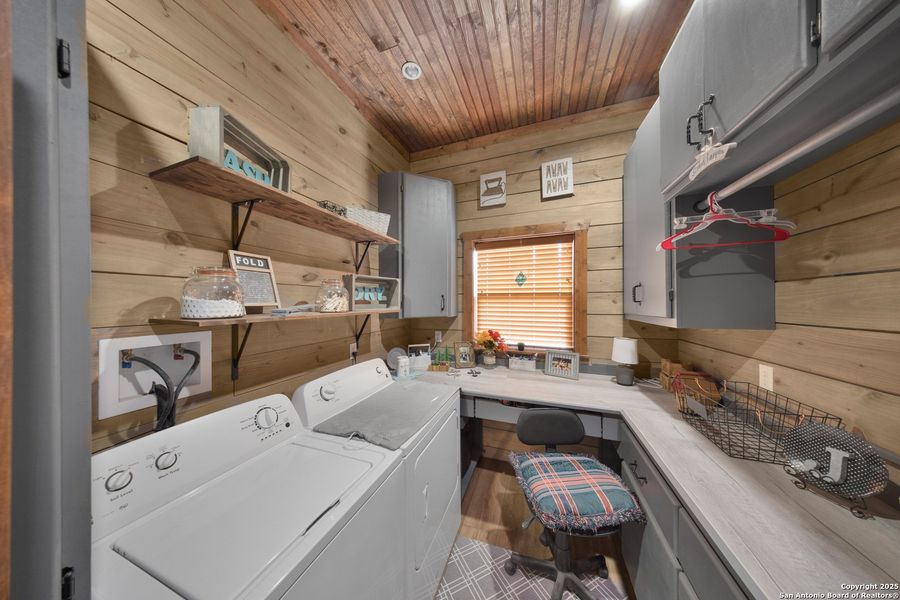 Furnished interior view inside a new home in , Lakehills (Image 12).