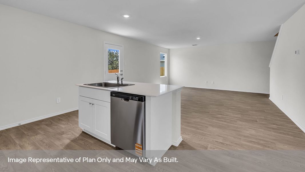 Furnished interior view inside a new home in Spring Valley, New Braunfels (Image 10).