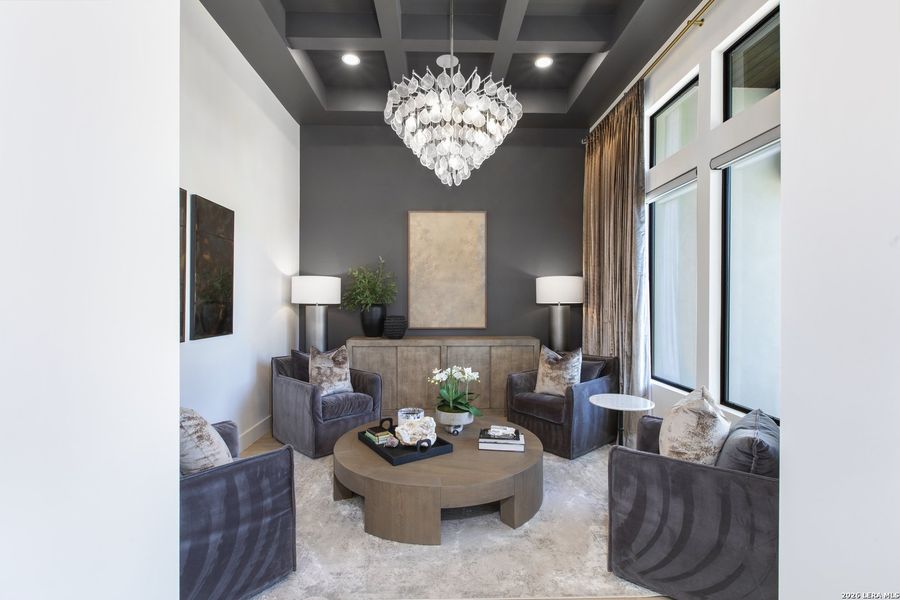 Furnished interior view inside a new home in , Fair Oaks Ranch (Image 27).