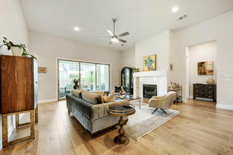Furnished interior view inside a new home in , Dripping Springs (Image 16).