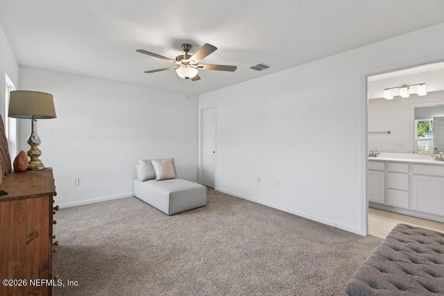 Furnished interior view inside a new home in , Jacksonville (Image 44).