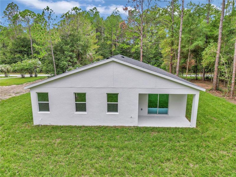 ACTUAL EXTERIOR OF HOME. COMPLETED