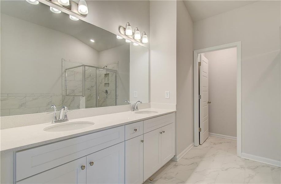 Furnished interior view inside a new home in Grandview at Millers Mill, Stockbridge (Image 8).