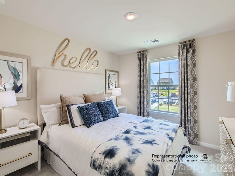 Furnished interior view inside a new home in Redhawk, Belmont (Image 4).