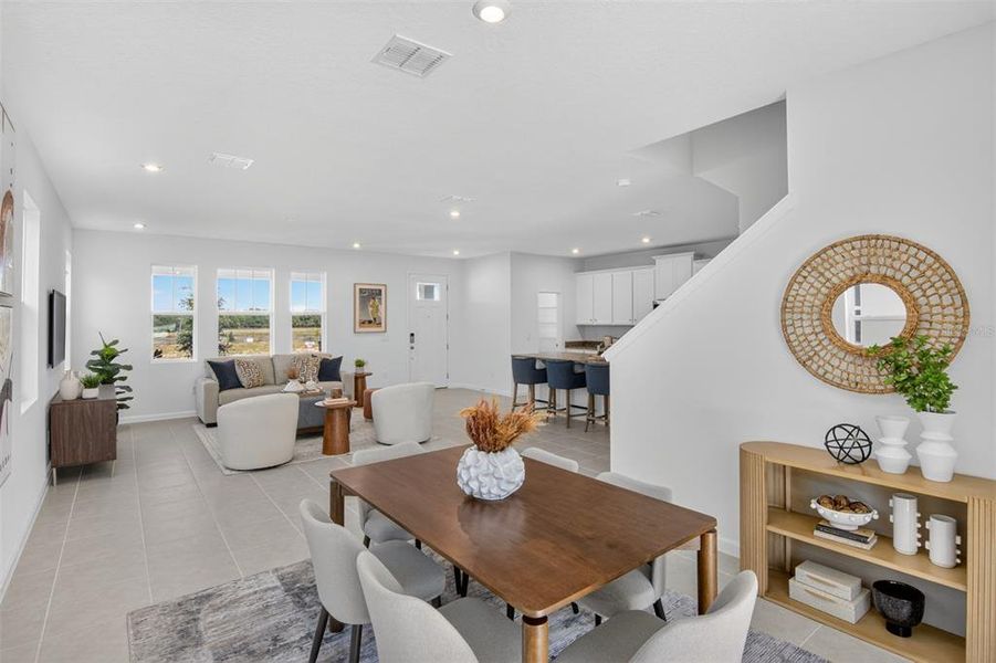 Furnished interior view inside a new home in Rainwood, Groveland (Image 7).