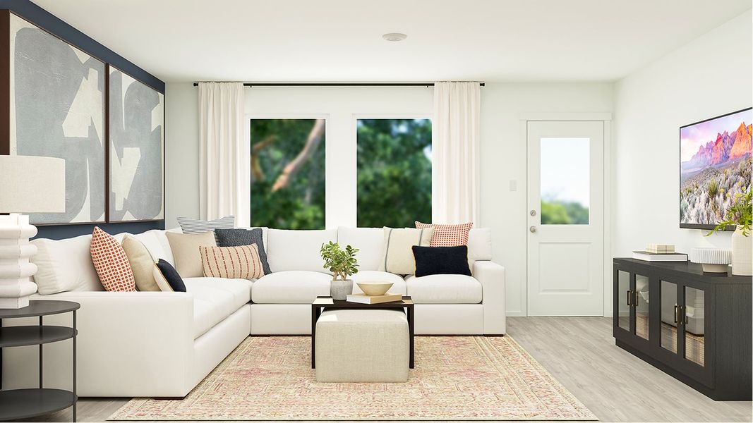 Woodhaven family room