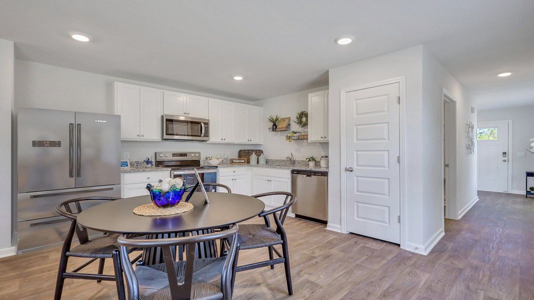 Representative furnished interior of a home built from the Downing by D.R. Horton in Rice Hope, Port Wentworth (Image 2).