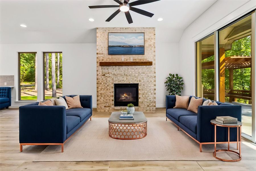 Family Room Virtually Staged Family Room Virtually Staged