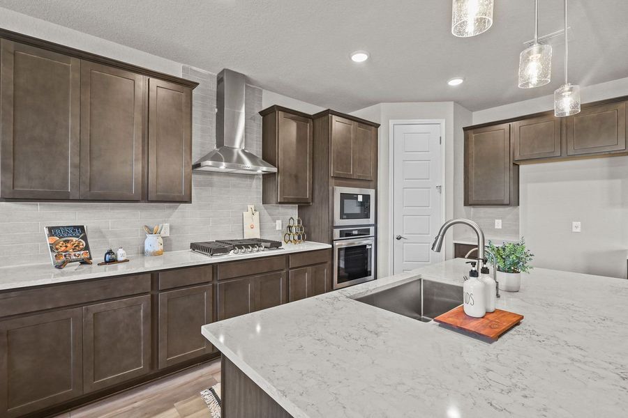 Representative furnished interior of a home built from the The Jennings G by Davidson Homes LLC in The Reserve at Potranco Oaks, Castroville (Image 13).