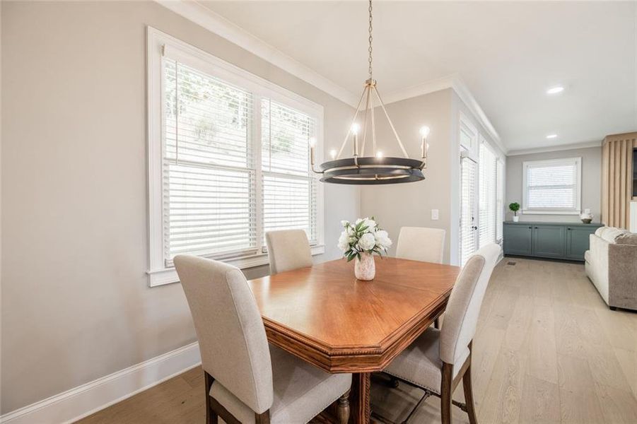 Furnished interior view inside a new home in , Powder Springs (Image 10).