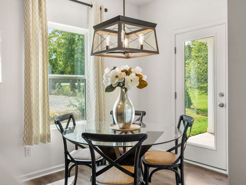 Representative furnished interior of a home built from the Baxter by True Homes in Oaks at St Martin, Oakboro (Image 7).