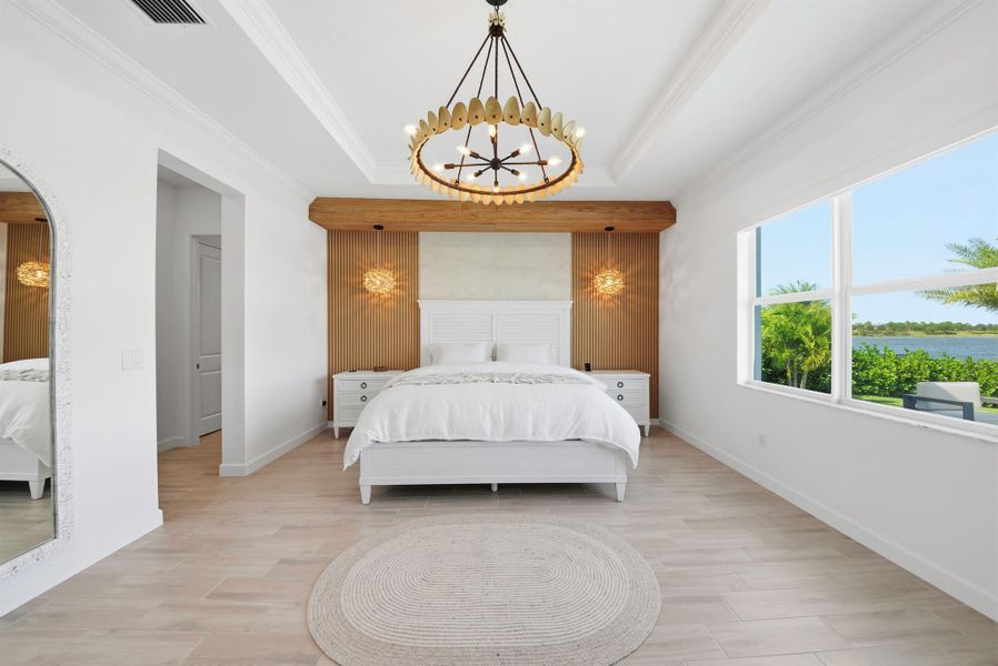 Furnished interior view inside a new home in Arden: The Waterford Collection, Loxahatchee (Image 5).