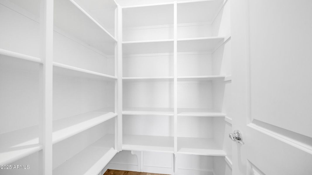 Large walk in pantry Large walk in pantry