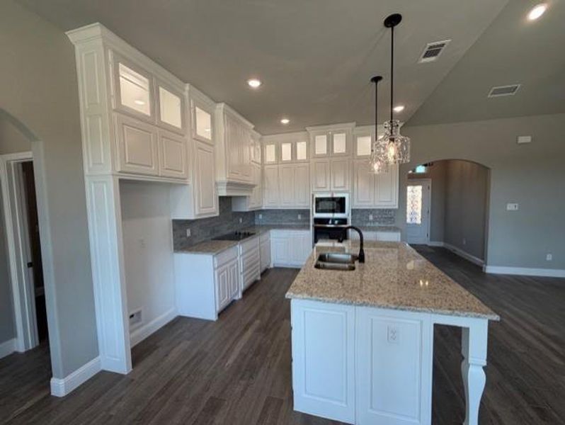 Furnished interior view inside a new home in , Azle (Image 10).