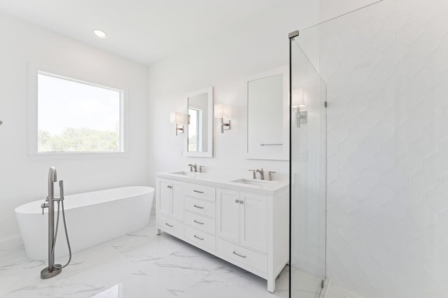 Furnished interior view inside a new home in Salerno Reserve - Single Family, Stuart (Image 36). Furnished interior view inside a new home in Salerno Reserve - Single Family, Stuart (Image 36).