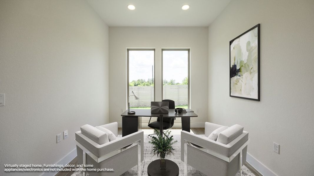 Furnished interior view inside a new home in Easton Park, Austin (Image 7).