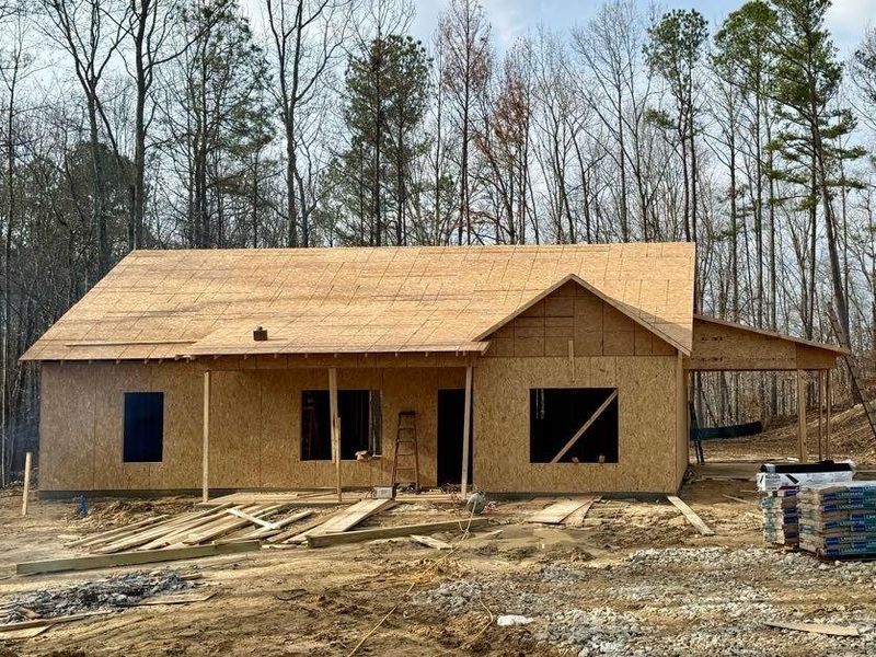 In-progress construction of a new home in , Dallas, GA (Image 25).