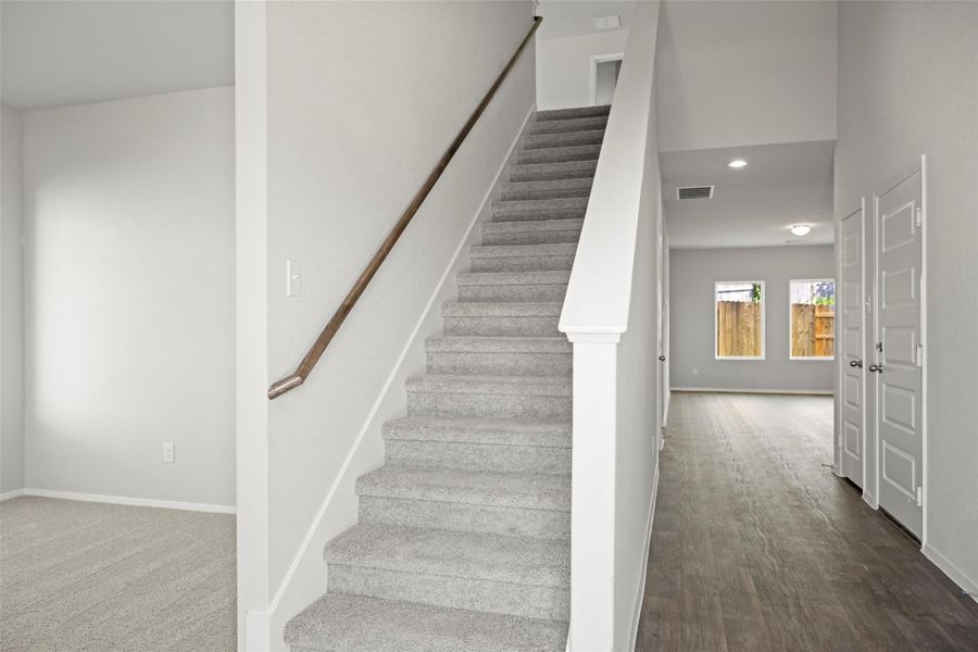 ** representative photo ** Step inside to a bright and welcoming open foyer, where soaring ceilings and abundant natural light create an immediate sense of space and sophistication. ** representative photo ** Step inside to a bright and welcoming open foyer, where soaring ceilings and abundant natural light create an immediate sense of space and sophistication.