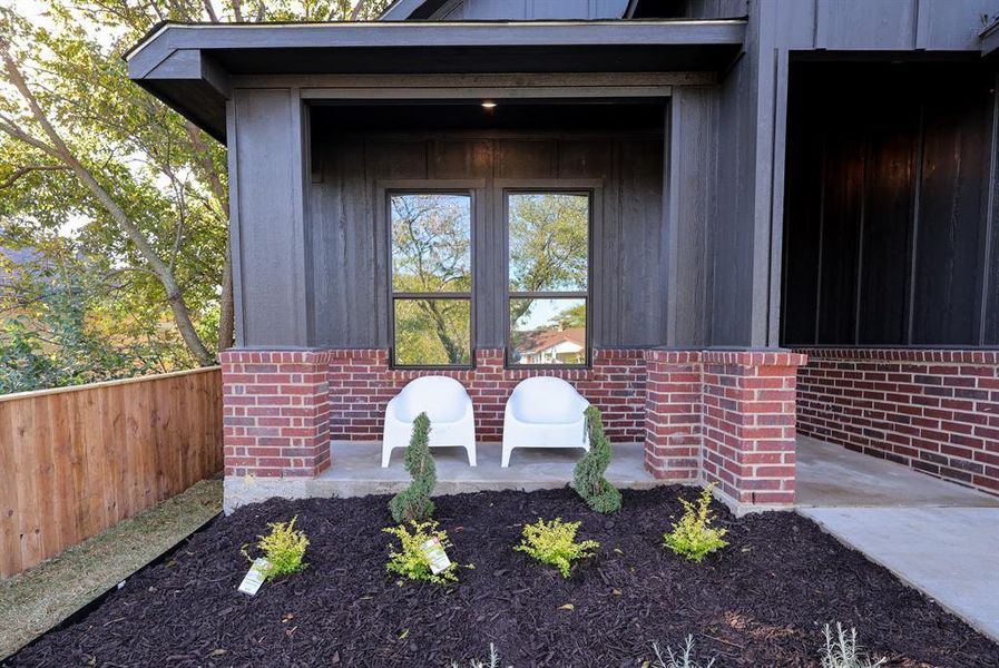 Exterior details and patio area of a home in , Fort Worth (Image 4).