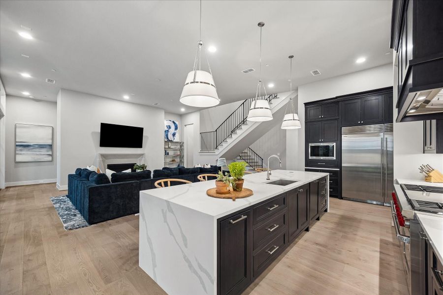 Furnished interior view inside a new home in , Houston (Image 5).