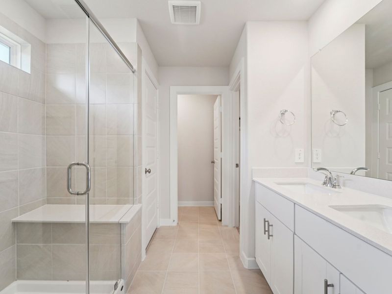 Furnished interior view inside a new home in Montgomery Oaks - Premier, Conroe (Image 6).